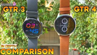 Amazfit GTR4 Vs Amazfit GTR3 In Depth Camparison Which One You Should Buy  Must Watch [upl. by Cherin]