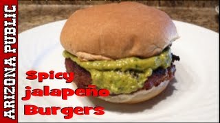 Southwestern Spicy Jalapeño Burgers  Video Recipe [upl. by Iblok]