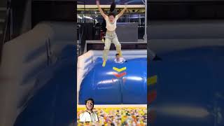 This trampoline is so fun why we were don’t start when we were kids jumpforjoy trampolinist [upl. by True645]