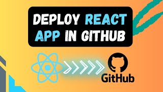 How To Deploy React App From VS Code and Host in Github [upl. by Adeirf]