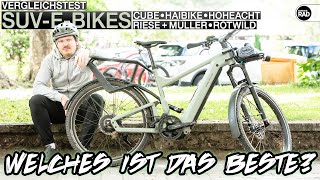 Cube Riese amp Müller Rotwild Hoheacht oder Haibike – Welches ist das beste SUVEBike 2024 [upl. by Ethelind503]