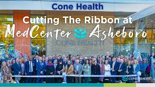 Cutting the Ribbon at MedCenter Asheboro [upl. by Jocko]