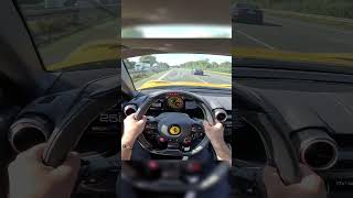 Ferrari 812 Superfast POV on Autobahn The best Autobahn Car [upl. by Doner]