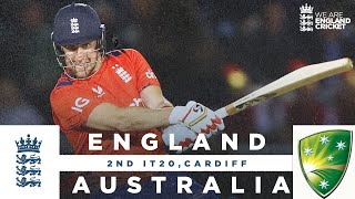 Livingstone Smashes Stunning 87  Highlights  England v Australia  2nd Men’s Vitality IT20 2024 [upl. by Inalel]