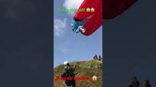 paragliding from syangisworik maidan viralvideo 😱😱😱 [upl. by Nylitak257]