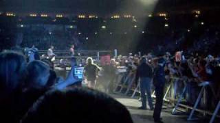 Edge entrance O2 world Berlin Wrestlemania Revenge [upl. by Ahsiloc]