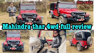 Second hand mahindra thar for sale in Nepal  modified thar  second hand car in Kathmandu [upl. by Attenreb]