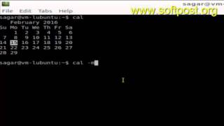 How to view calendar for specific month and year in Bash [upl. by Christyna420]