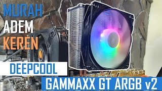 CPU Cooler RGB MEWAH Tapi Murah  DEEPCOOL GAMMAX GT ARGB vs Stock Cooler AMD Wraith Stealth Cooler [upl. by Gayle]