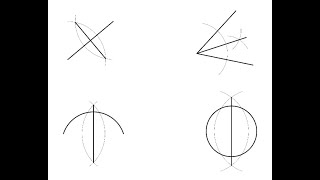 BISECTING LINE ARC CIRCLE AND ANGLE [upl. by Virg678]