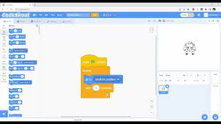 UndoRedo feature in CodeSkool Scratch [upl. by Ssew]