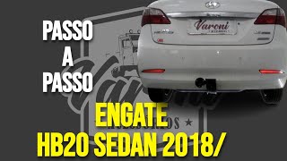 COMO INSTALAR ENGATE REBOQUE HB20 SEDAN [upl. by Lovich]