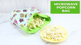 How to make a Reusable Microwave Popcorn Bag [upl. by Ahseki56]