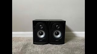 Energy CB5 Connoisseur Series Home 2 Way Bookshelf Speakers [upl. by Nennarb153]