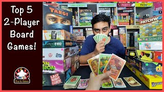 Top 5 Board Games for 2 players  Top 5 Intelligent Couples Games  Ronaks Top 5  Chai amp Games [upl. by Nobile]