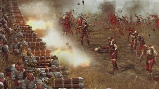 312 HELLBLASTER VOLLEY GUNS vs 6420 ZOMBIES  Total War WARHAMMER Massive BATTLES [upl. by Conn]