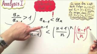 Analysis I Die Eulersche Zahl beschrieben durch die Intervallschachtelung Teil 1 [upl. by Aerdnuahs]