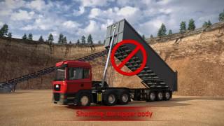 How to operate a tipper  avoid serious accidents [upl. by Shayne692]