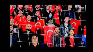 Turkey National Anthem vs Montenegro  FIFA World Cup 2022 qualifying [upl. by Jedidiah890]