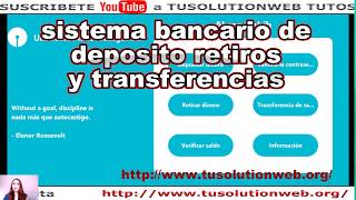 sistema punto de venta bancario  software bancario gratis [upl. by Eednahs655]