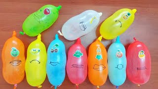 Making Slime with Funny Balloons  Satisfying Slime video [upl. by Lledualc]