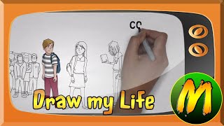 Draw My Life ✎ Estib Vhen MegaToon TV [upl. by Tasiana997]