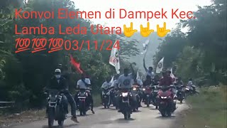 Konvoi Elemen di Dampek Kec Lamba Leda Utara🤟🤟🤟💯💯💯031124manggaraitimur [upl. by Inalej]