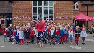 Sixpenny Handley Primary School sing for the Jubilee [upl. by Maurita]