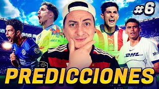 ¡MIS PREDICCIONES JORNADA 6 LIGAMX [upl. by Nnybor477]