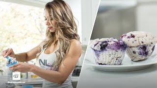 Protein Blueberry Muffins  Lais Deleons Sweet NoBake Protein Treats [upl. by Novello291]