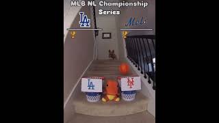 MLB NLCS  LA Dodgers vs NY Mets whos advancing to the WORLD SERIES mlb baseball dodgers mets [upl. by Yhotmit]