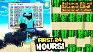 The 1 RICHEST MINECRAFT FACTIONS First 24 Hours INSANE [upl. by Wernick360]