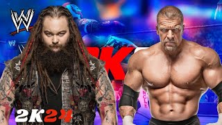 TRIPLE H VS BRAY WYATT  CASKET MATCH  WWE WAR 2024  WWE2K24 [upl. by Ettenyar292]