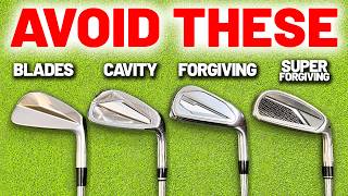 Which GOLF CLUBS should YOU use Blades vs Cavity Backs vs Forgiving Irons [upl. by Pain680]