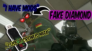 This player is using a CRONUS MAX in RAINBOW SIX SIEGE WARNING SUS MOMENTS [upl. by Hardner672]