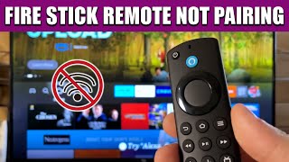 Fire Stick Remote Not Pairing [upl. by Volotta]