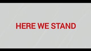 Newsboys  Here We Stand Lyric Video [upl. by Nylhsoj]