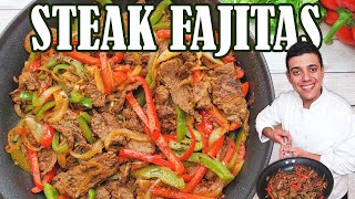 Best Steak Fajitas recipe with Homemade Seasoning  by Lounging with Lenny [upl. by Ajoop82]