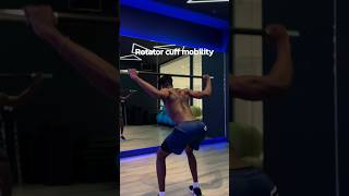 Rotator cuff warmups fitness gymequipment workoutgym mobility shorts [upl. by Mohsen]