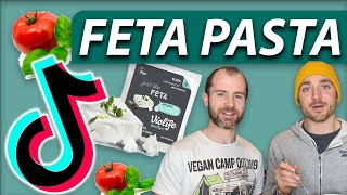 How to Make Baked Feta Pasta Vegan Style  Viral TikTok Recipe vegan tiktokrecipe fetapasta [upl. by Autrey]