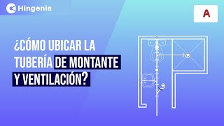 ¿Cómo se podría ubicar las tuberías de MONTANTE y VENTILACIÓN [upl. by Hardunn]