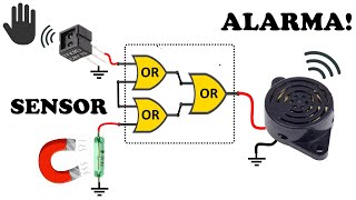 HICE esta ALARMA que PUEDE tener 3 SENSORES [upl. by Nodgnal]