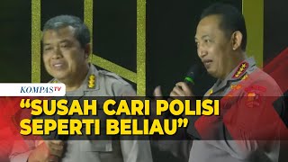 Momen Kapolri Listyo 2 Kali Puji Kombes Darmanto di Hoegeng Awards 2023 [upl. by Aimahc144]