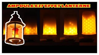 ✋️ TEST  Ampoule LED EFFET FLAMME E27 [upl. by Park]