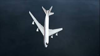 China Airlines Flight 006  Landing Animation [upl. by Gisella]