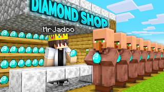 I Opened a DIAMOND SHOP for Villagers in Minecraft [upl. by Nitsew182]