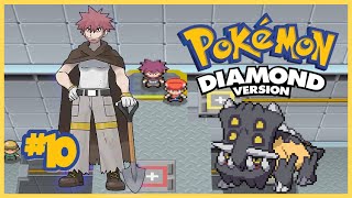 Defeating Byron Pokemon Diamond Playthrough Part 10 [upl. by Yrneh]