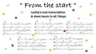 quot From the start quot  Laufeys scat transcription [upl. by Nwahsel678]