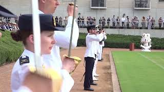 ADFA Chief of the Defence Force CDF Parade 2024 [upl. by Schuman529]