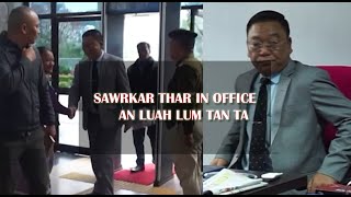 MIZORAM HMASAWNNA TURIN SAWRKAR THAR IN OFFICE AN LUAH LUM VE TAN TA [upl. by Carmelo]